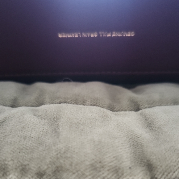 Coach Maroon Leather Shoulder Bag - Picture 5 of 6